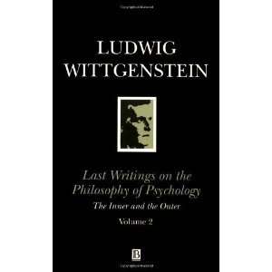   the Outer, 1949 1951, Vol. 2 [Paperback] Ludwig Wittgenstein Books