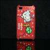 Cute Bling Crystal Hello Kitty Case for iphone 4 4G I21  