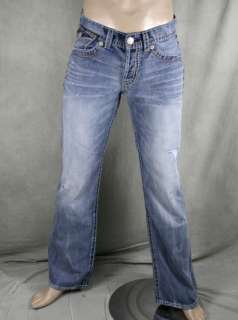 MEK Denim Jeans Mens JAISALMER Light Blue Bootcut NEW  