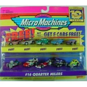    Micro Machines Quarter Milers #16 + 5 Bonus Cars: Toys & Games