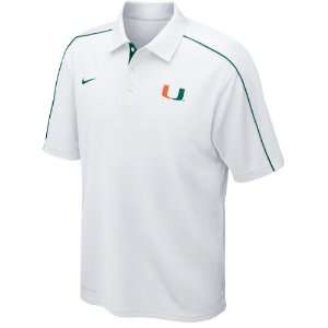 : Miami Hurricanes White Nike 2012 Football Coaches Sideline Control 