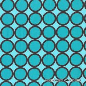   : Ring Dot Turquoise by Michael Miller Fabrics: Arts, Crafts & Sewing