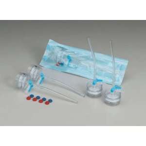 Sterile two piece monitor with hydrophobic edge, gridded surface, 0.45 