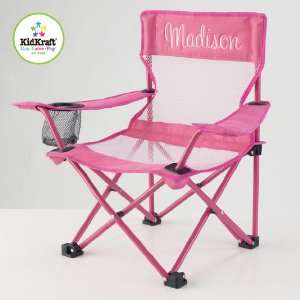  Kids Camping Folding Chair Pink 00174 