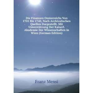   Der Wissenschaften in Wien (German Edition) Franz Mensi Books