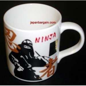 Japanese Ninja Porcelain Coffee Mug Teacup  Kitchen 