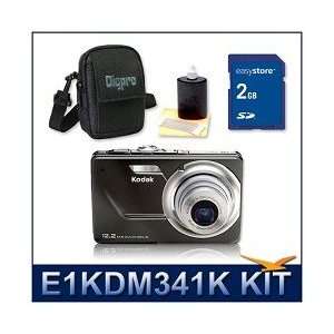  EasyShare M341 Point and shoot Digital Camera (Black), 12 Megapixels 