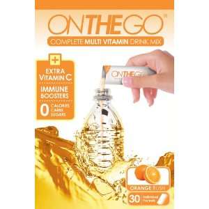  On The Go Complete Multi Vitamin Drink Mix Orange Rush 30 