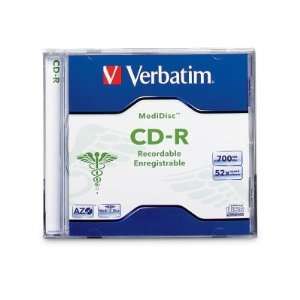  Verbatim Medical Grade CD R Disc VER94736 Electronics