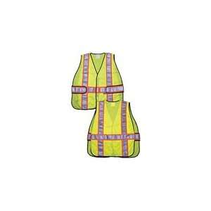  Class II Mesh Safety Vest   Fluorescent Lime
