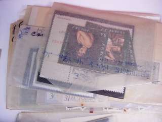   + Stamps in glassines(red box, included), majority are MINT  