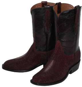 146 BLACK JACK Stingray Cowboy Boots Mens 8.5 D $600  