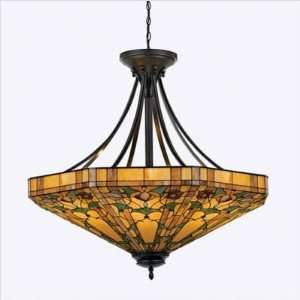   Westwind Pendant with 8 Uplights in Teco Marrone