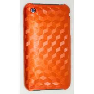 KingCase iPhone 3G & 3GS * Textured Hard Case * (Orange) 8GB 