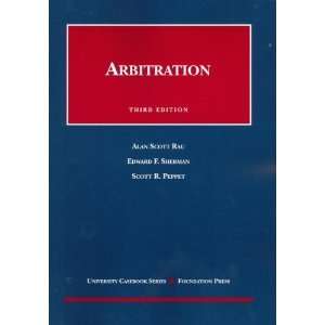  Arbitration (University Casebook) [Paperback] Alan Scott 