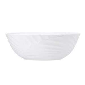  Marchesa by Lenox Pleated Swirl Serving Bowl: Kitchen 
