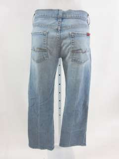 FOR ALL MANKIND Light Wash Bootcut Denim Jeans 27  