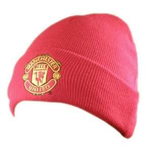  Manchester United F.C. Knitted Hat Red Tu Sports 
