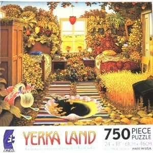  YERKA LAND HOLIDAY ROOM Art Puzzle by Jacek Yerka 750 