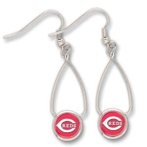  Cincinnati Reds French Loop Earrings