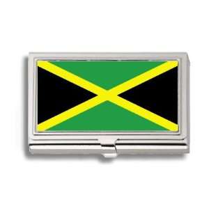  Jamaica Jamaican Flag Business Card Holder Metal Case 