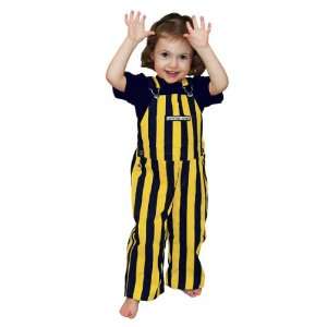  Toddler Navy/Maize Game Bibs Overalls