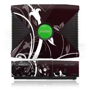   Skins for Microsoft Xbox   Mahagoni Blumen Design Folie Electronics