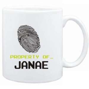  Mug White  Property of _ Janae   Fingerprint  Female 