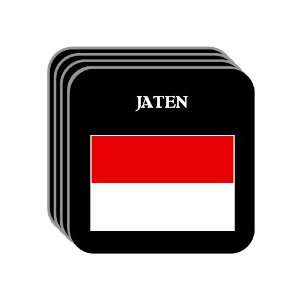  Indonesia   JATEN Set of 4 Mini Mousepad Coasters 