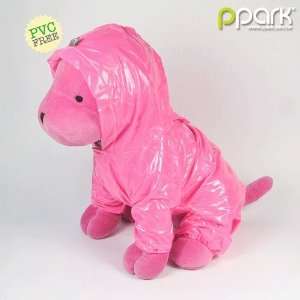  Dog Pocket Raincoat   Pink   3L
