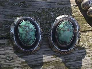 Native American Navajo turquoise s silver jewelry set  
