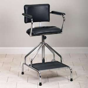 Adjustable Height Whirlpool Chair without Casters  