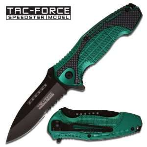  green carbon fiber Fast Spring Assisted Knife Everything 