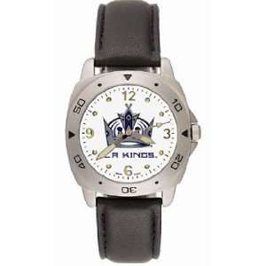  Los Angeles Kings Mens Pro Leather Watch: Sports 