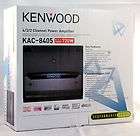 KENWOOD KAC 8405 4 CHANNEL PERFORMANCE SERIES AMPLIFIER 019048186485 