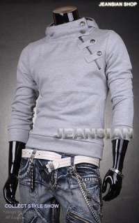 3mu Mens Designer Fur Hoodies Slim Jackets Coats Shirts Stylish S M L 