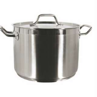 40 Qt Stock Pot Stainless Steel w/Lid Commercial Grade Fast & Free 