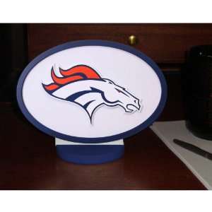 Fan Creations Denver Broncos Logo Art with Stand:  Sports 
