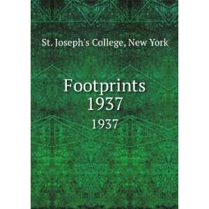  Footprints. 1937 New York St. Josephs College Books