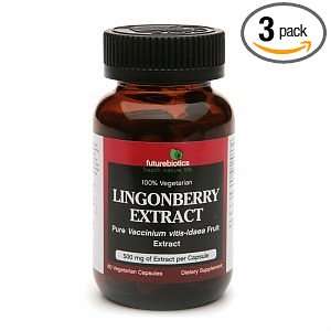 Futurebiotics 500 Mg Lingonberry Extract   60 Veggie Capsules, Pack of 