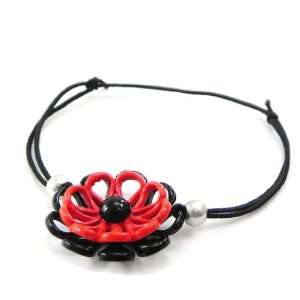  Bracelet creator Marguerite red black. Jewelry