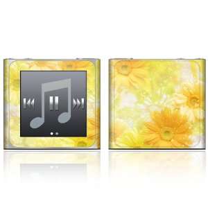  Apple iPod Nano 6G Decal Skin   Yellow Flowers Everything 