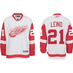  Leino #21 Detroit Red Wings Reebok Premier ROAD Jersey 