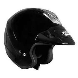  KBC TOURCOM BLACK XS MOTORCYCLE Open Face Helmet 