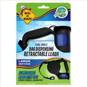  Bags on Board 11101BR Large Retractable Pet Leash in Black 
