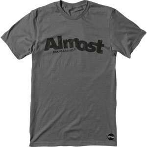  Almost Crooked Teeth T Shirt [X Large] Charcoal Heather 