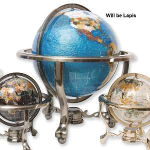  Lapis 330mm Gemstone Globe Jewelry