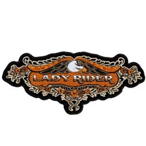  Lace Eagle Lady Rider Patch Automotive