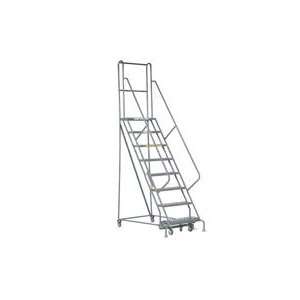   24W 8 Step Steel Rolling Ladder 20D Top Step: Home Improvement