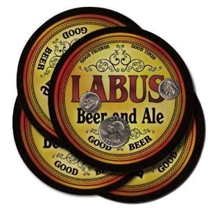  LABUS Family Name Beer & Ale Coasters: Everything Else